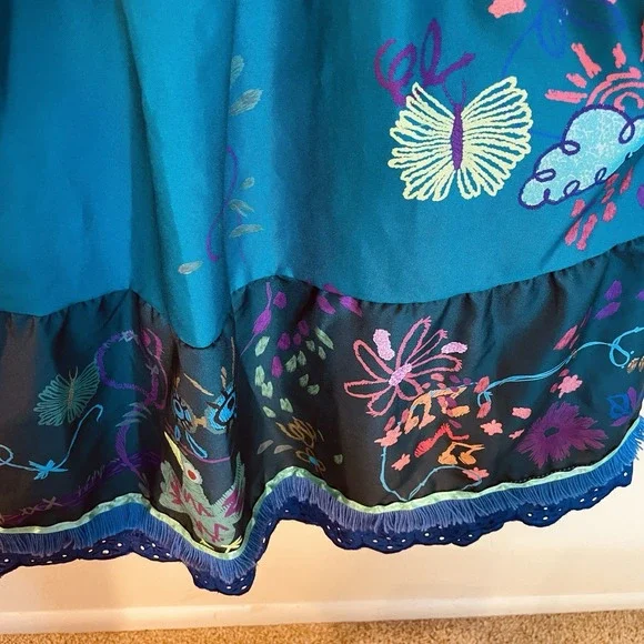 Disney Store Encanto Mirabel Deluxe Costume Dress Girls Size 9/10 - Picture 12 of 15